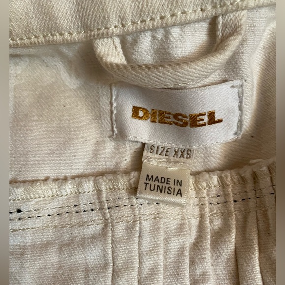 Denim white/cream DIESEL JACKET 78 - Picture 2 of 5
